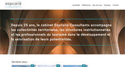 Desktop Screenshot of espitalie-consultants.com